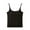 #219-Black, variant on Womens Seamless Camisole Top Built-in Bra Solid Color Waist Contouring Cable-Free Support Comfortable Layering Staple Casual Lounge Wear