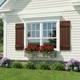 thumbnail image 2 of Barara King Shutters for Windows with Premium Board and Batten, Modern Shutters with Two Horizontal Rails and Easy Mount for Farmhouse, Home Office, Living Room, Bedroom, Red(14"*25"), 2 of 8