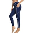 thumbnail image 1 of ALove Women's High Rised Swim Pants Stretchy Tight Leggings Suring Swim Bottoms With Pockets, 1 of 6