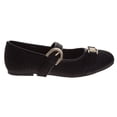 thumbnail image 2 of Badgley Mishcka Girls Ballerinas Shoes (Little Kids  Big Kids), Black, Size: 2, 2 of 8
