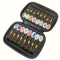 thumbnail image 2 of Techinal 16pcs Fishing Lures Spinners Baits Spoon Set with Tackle Bag Trout Bass Tackle, 2 of 13