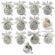 thumbnail image 4 of Inteprter Bola de plumas Ángel en adorno conmemorativo signo decoraciones conmemorativas para papá mamá decoración familiar bola Navidad decoración Decoración del hogar abuela Inteprter HA003103-05, 4 of 6