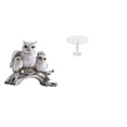 thumbnail image 1 of Escultura De Búho Moderna, Adorno De Mesa Para Sala De Estar, Oficina, Gabinete, Decoración Con Casa De Muñecas En Miniatura, Mesa Redonda, Decoración Para Casa De Juegos De Jardín., 1 of 7