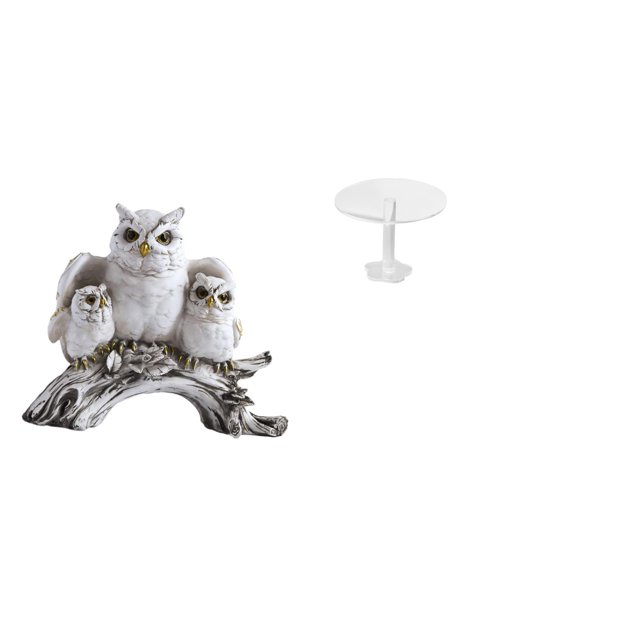 Escultura De Búho Moderna, Adorno De Mesa Para Sala De Estar, Oficina, Gabinete, Decoración Con Casa De Muñecas En Miniatura, Mesa Redonda, Decoración Para Casa De Juegos De Jardín.