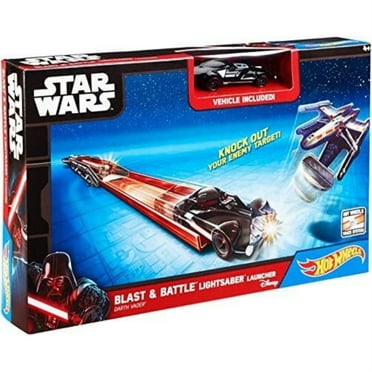 Hot Wheels Star Wars Blast & Battle Lightsaber Launcher [Darth Vader]