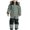 A-Dark Gray, variant on Wyobmus Kids One Pieces Ski Suits Jumpsuits Windproof Waterproof Insulated Snowsuits Winter Outdoor Snowboard Coveralls A-Olive Green