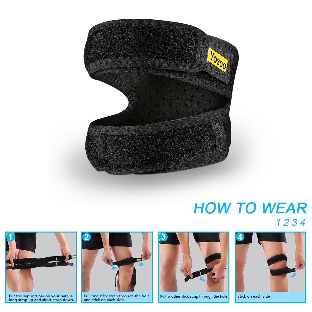OTVIAP Knee Support Patella Knee Strap Adjustable Neoprene