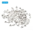 thumbnail image 3 of Letter Charm Pendants, 50 Pcs Character Alphabet Pendant Bulk DIY for Jewelry Making Bracelets, Silvery, J, 3 of 6