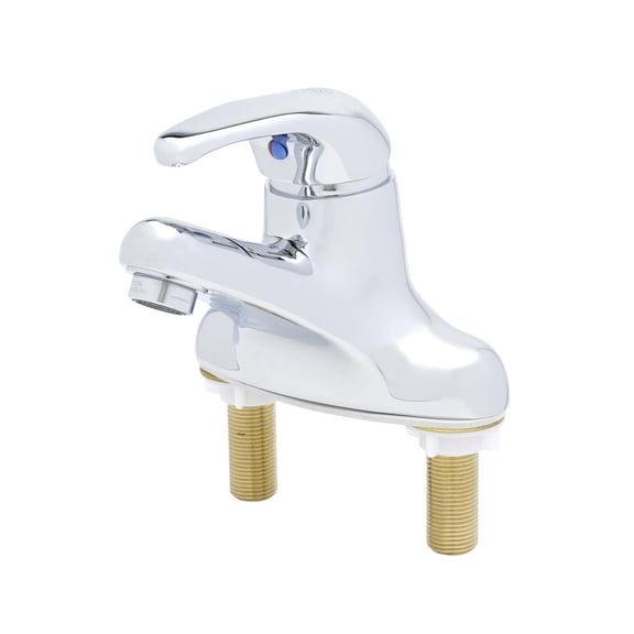 T And S Brass B-2710 Deck Mounted Single Lever Lavatory Faucet - Chrome