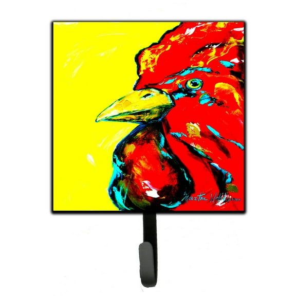 Carolines Treasures MW1138SH4 Rooster Big Head Leash or Key Holder 7Hx4.25W multicolor