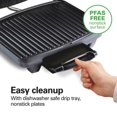 thumbnail image 4 of Panini Press Nonstick Indoor Grill: 1500W Metal Kitchen Grill & Toaster, Hand Wash, 4 of 7