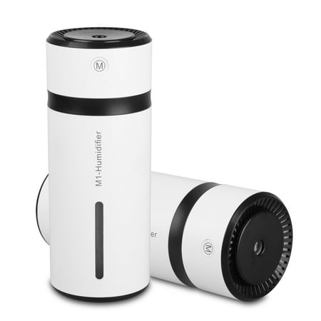 - TSV RGB LED Mist Humidifier, Ultra-quiet USB Portable Air Humidifiers Purifier for Car Office Desk Home Babies kids Bedroom, 230ML Mini Desktop Cup Humidifier