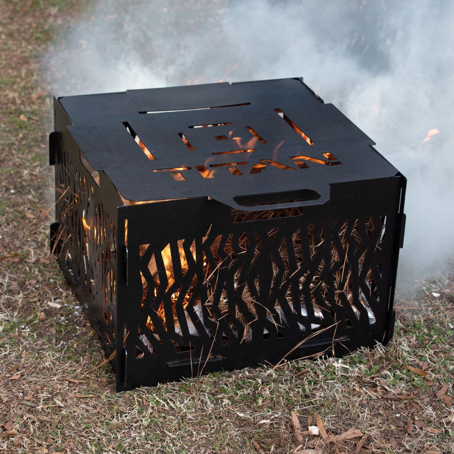 Buy Titan Great Outdoors 16in Incinerator Fire Pit, Collapsible Burn