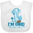 thumbnail image 3 of Inktastic I'm One (football) Boys or Girls Baby Bib, 3 of 4