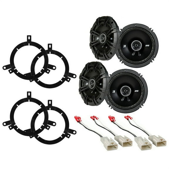 Fits Toyota Corolla 2001-2002 Factory Speaker Upgrade Kicker (2) DSC65 Package