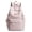 Pink, variant on Star Print Campus Backpack for Women, Lightweight College Daypack with Pendant, Large Capacity Nylon Travel Rucksack (Grey)
