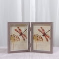 thumbnail image 1 of Cadre Photo en Bois Simple 5x7 Pouces Double Cadre Photo (Gris Clair), 1 of 5
