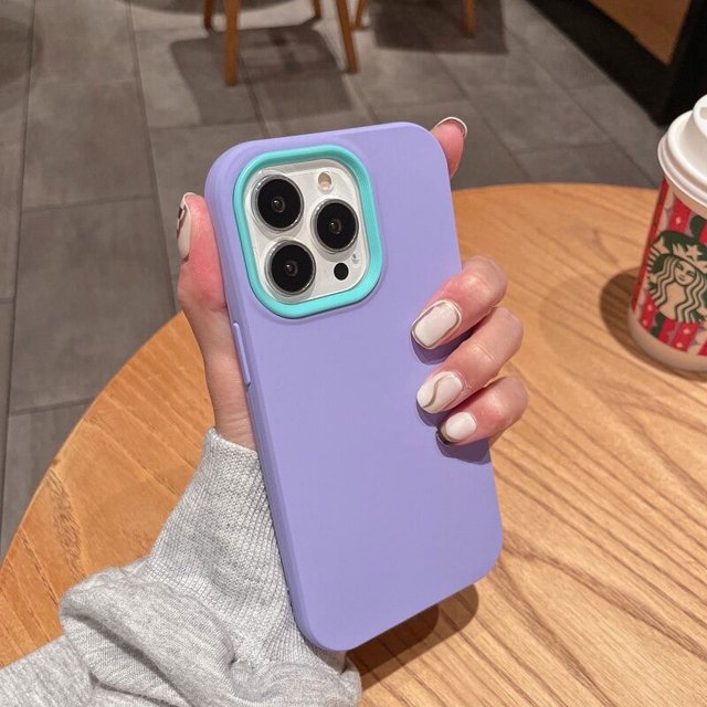 Funda de teléfono desmontable 3 en 1, cubierta de silicona líquida para IPhone 14, 13, 11, 12 Pro Max, Mini, XR, XS Max, X, 7, 8 Plus, SE 2020