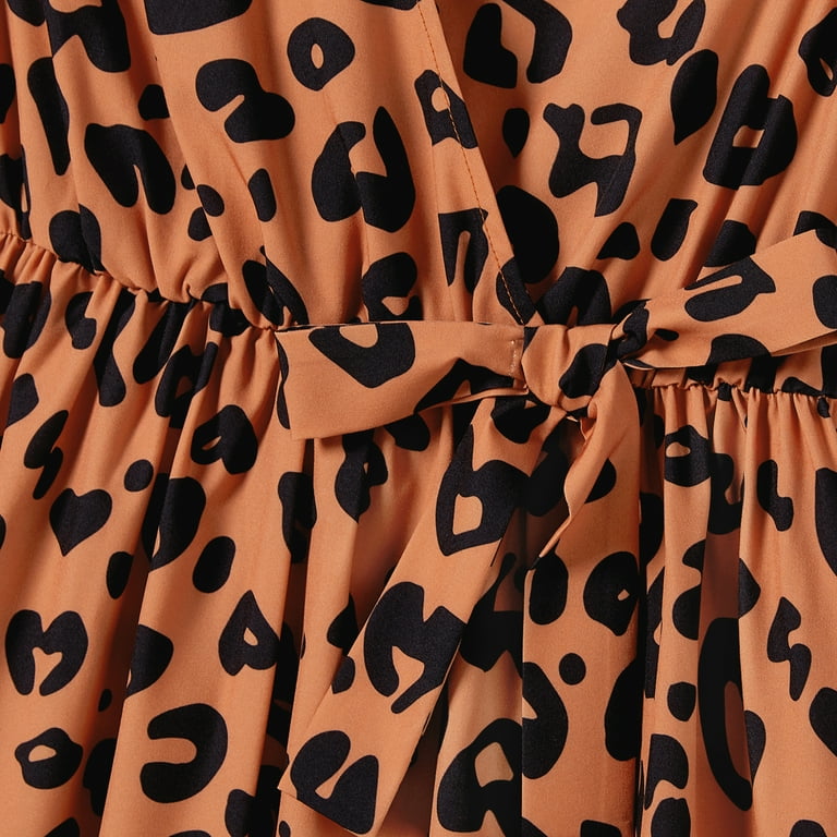 Orange and leopard print outfit 2025