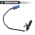 thumbnail image 4 of Sensor de velocidad de entrada de transmisión automática para Volkswagen Beetle 2004-2014 No.09G927321B/09G927321A, 4 of 7