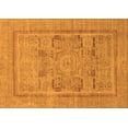 thumbnail image 1 of Ahgly Company Indoor Rectangle Abstract Orange Modern Area Rugs, 6' x 9', 1 of 4