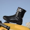 thumbnail image 6 of All-Season Waterproof Men's And Women's Motorcycle Boots Cycling Shoes,Black,39, 6 of 19