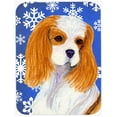 thumbnail image 1 of Carolines Treasures SS4665LCB Cavalier Spaniel Winter Snowflakes Holiday- Glass Cutting Board - Large, 1 of 1