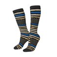thumbnail image 2 of Women's Knee High Socks Distressed Thin Blue Line Flag Outdoor Casual Tube Socks, 2 of 7