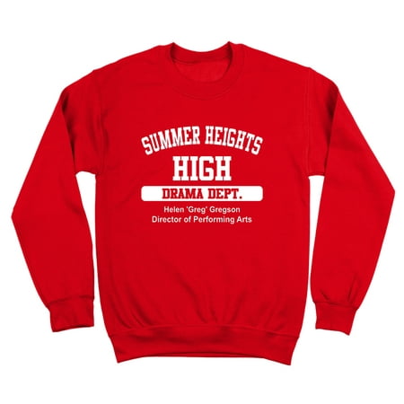 Summer Heights High Small Red Crewneck Sweatshirt (Best Of Summer Heights High)