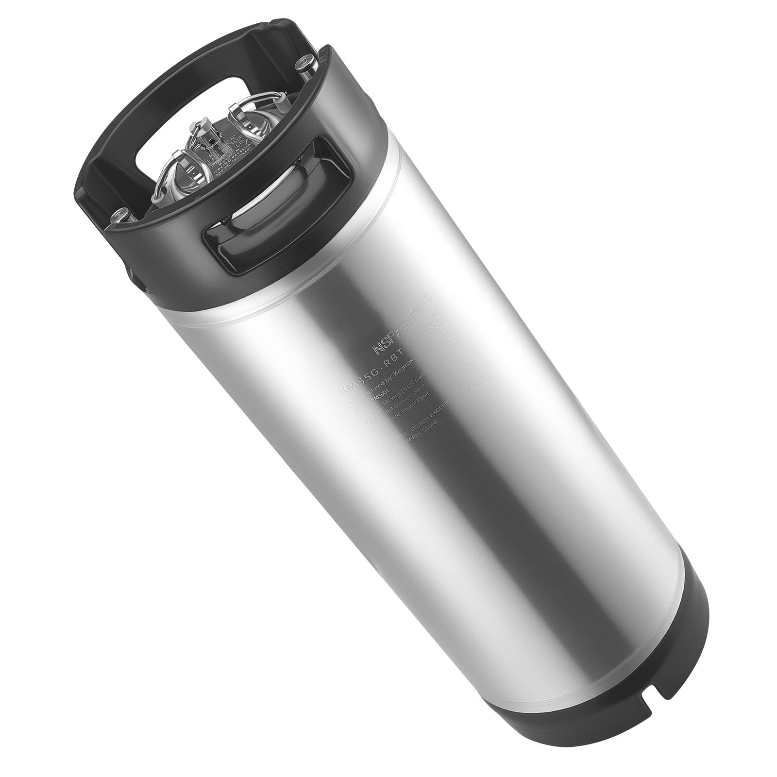 Dranite 2-Pack 5 Gallon Corny Kegs, Ball Lock Post, SUS304 Stainless Steel Cold Brew Coffee Keg with Handles, Home Brewing Equipment for Beer, Kombucha, Soda