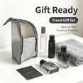 thumbnail image 6 of Freestanding Toiletry Bag,Portable Foldable Hanging Travel Organizer with Zipper and Loop,Mesh Large Capacity Cosmetic Waterproof Bag for Bathroom,Suitcase Packing, 2 PC, 6 of 9