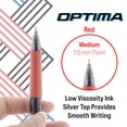 thumbnail image 6 of BAZIC Optima Red Fuse Tech Ink Retractable Pen, 0.7 mm, (3/Pack), 1-Pack, 6 of 7