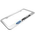 thumbnail image 3 of Ford Focus in 3D American-Made Mirror Chrome Metal License Plate Frame, 3 of 8