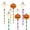 B-16in, variant on Halloween Decorations Outdoor Solar Pumpkin Bat Ghost Garden Stake Lights, 16 in 6-Pack Solar Halloween Lights Waterproof for Outside Home Patio Yard Pathway Grave Lawn Porch Party Decor
