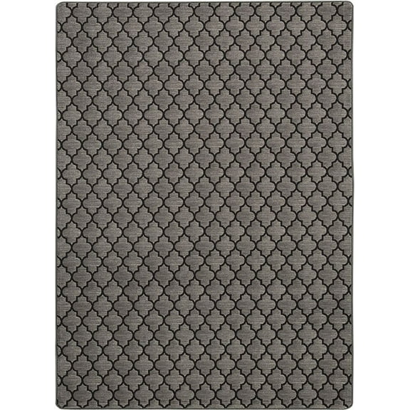 Milliken Imagine Area Rug ESSEX II ONYX Essex Ii Onyx Diamonds Grid 10 9 x 13 2 Rectangle