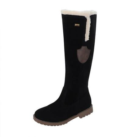 

Cotton Boots Booties Boots Shoes For Women Snow Long Knee Hign Boots Women s Boots Women Leather Boots Winter Snow Boots Womens Size 8 1/2 Insulated Snow Boots Women on Short Snow Boots Wedg