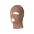 thumbnail image 1 of TopHeadwear 3-Hole Ski Face Mask Balaclava, Beige, 1 of 2