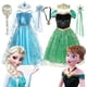 thumbnail image 2 of Disfraz de princesa de Disney para niña, vestido de Frozen, Elsa, Anna, disfraz de carnaval, Vestidos de fiesta de cumpleaños, traje de verano para niños, 2 of 5