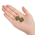 thumbnail image 4 of Cloak Clasp, 6 Pairs Sew on Hooks and Eyes Vintage Cape Clasps Fasteners Buttons(Bronze), 4 of 6