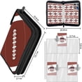 thumbnail image 3 of Card Book on Sale Kpamnxio Rugby Card Storage Book Simple Design Zipper Game Card Bag Football Card Holder Storage Box Storage Containers for Clothes Clearance A Card Book, 3 of 5