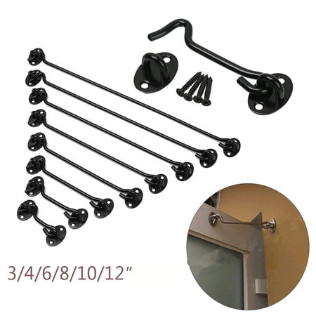 

SEIWEI Cabin Hook and Eye for Shed Gate Door Stainless Steel Rustproof