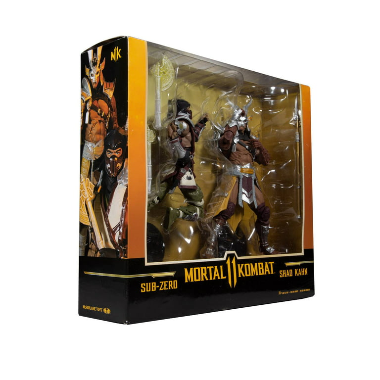  Sub Zero vs. Shao Khan Mortal Kombat 11 McFarlane Toys Action  Figure 2-Pack : Toys & Games