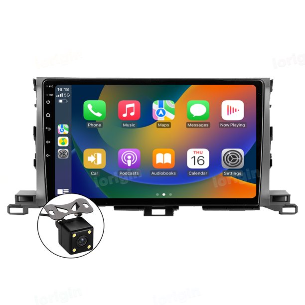 For Toyota Highlander Car Radio 20142019, Android 10 Head Unit 1G RAM