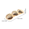 thumbnail image 2 of OUNONA 2Ud Accesorios De Dorados Con De Concha Para Peinados Festivos Y Casual, 2 of 7