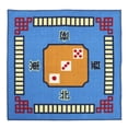 thumbnail image 1 of MasteelfCA 1pc Dominoes Game Mat Multi-use Square Table Cover Majiang Tabletop Mat, 1 of 8