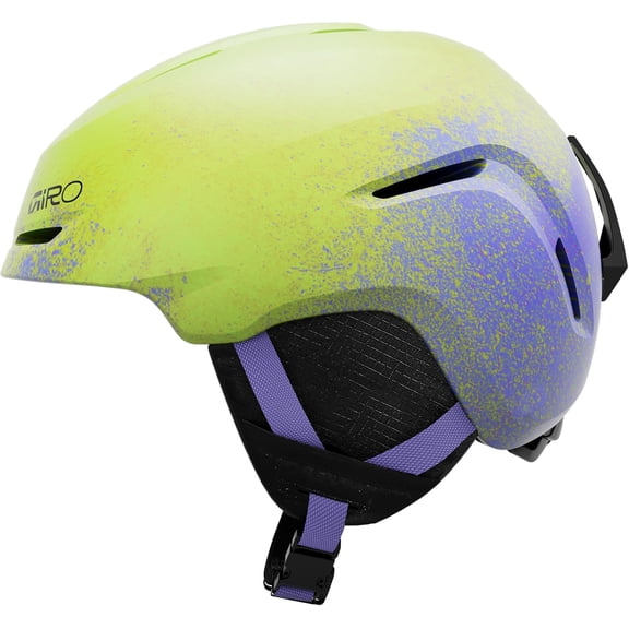 Giro Ski Snowboard Helmet Spur Kids Youth Small Matte Flo Green/Mauve