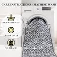 thumbnail image 4 of MeyJey Dark Gray Kitchen Rug Set 3 Piece, Non Slip Machine Washable Mats for Home Floor and Living Room, 4 of 17