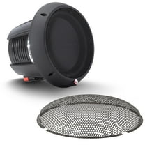Rockford Fosgate T1D410 Power Series T1 10" Dual 4-Ohm Subwoofer and a T1SG10 Stamped Mesh Grille