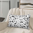 thumbnail image 5 of Bedroom Outdoor Decorations Rectangle Two Sides Printed Mushroom Sofa Throw Pillow Case Cushion Cove, 5 of 6