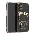 thumbnail image 3 of Luxury Hello Kitty Mirror Silicone Case For Samsung Galaxy A53 A73 A13 A23 A33 A12 A22 A32 A52 A52S A04 A04S A14 Plating Cover, 3 of 5